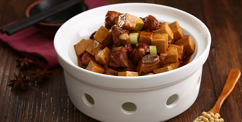 Braised Spare Ribs With Chiba Beancurd